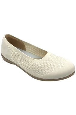 Bzees Women's Khloe Washable Ballet Flats Sugar - Wide